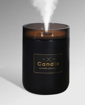 Candle Shaped Aroma Diffuser | Black