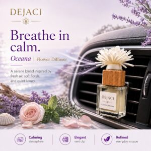 DEJACI Car Vent Flower Diffuser – Oceana