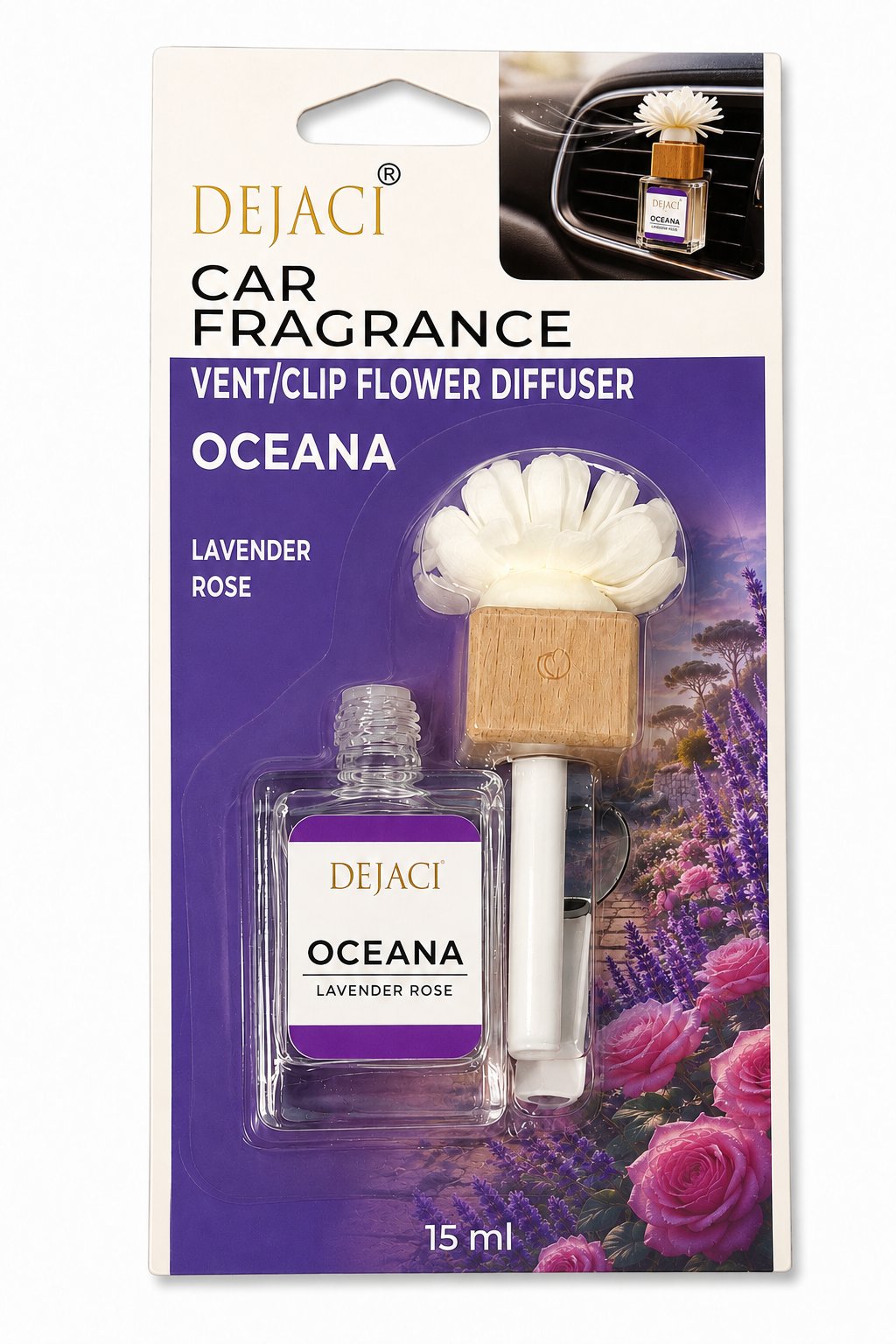 DEJACI Car Vent Flower Diffuser – Oceana - Image 2